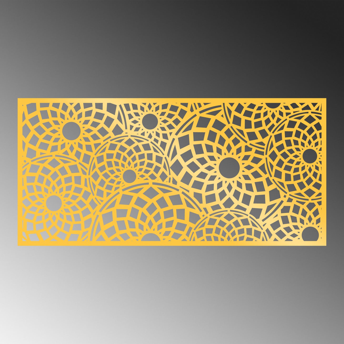 Decorative Panel 1 - Gold - Decorative Metal Wall Accessory