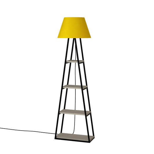 Pal - Light Mocha, Yellow - Floor Lamp