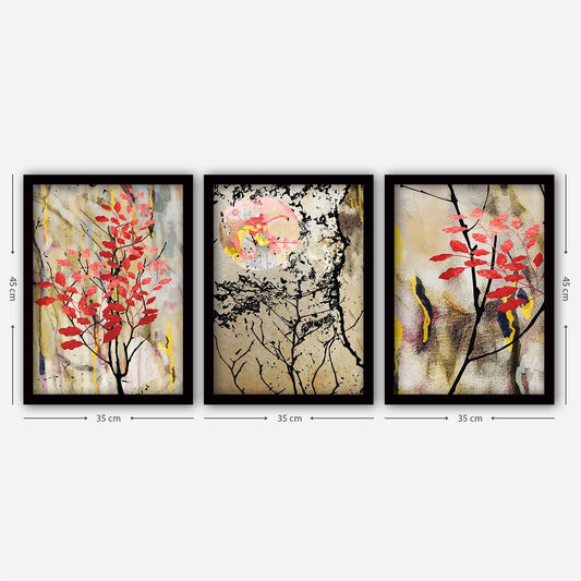 3SC134 - Decorative Framed Painting (3 Pieces)