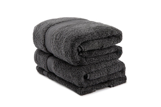 Colorful - Dark Grey - Towel Set (3 Pieces)