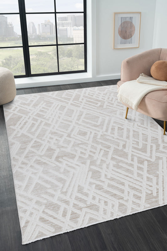 Moda 1320 - Beige, Cream - Carpet (80 x 300)