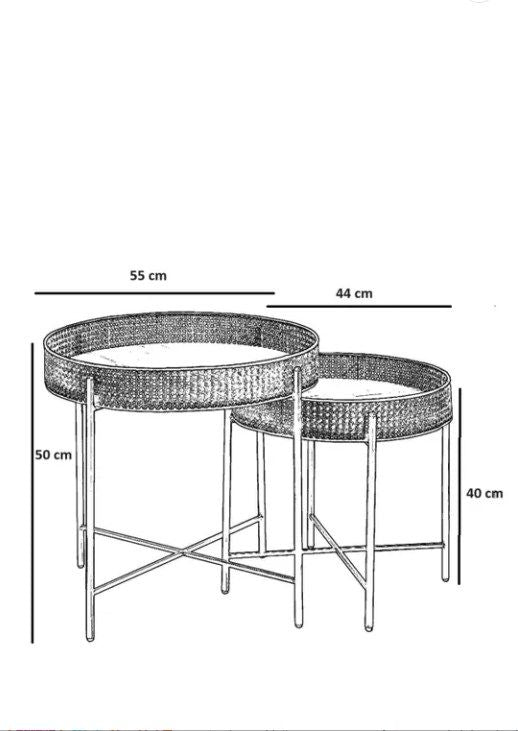 Kolezyum - Antiquation - Nesting Table (2 Pieces)