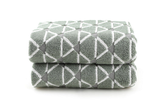 Delta - Green - Hand Towel Set (2 Pieces)