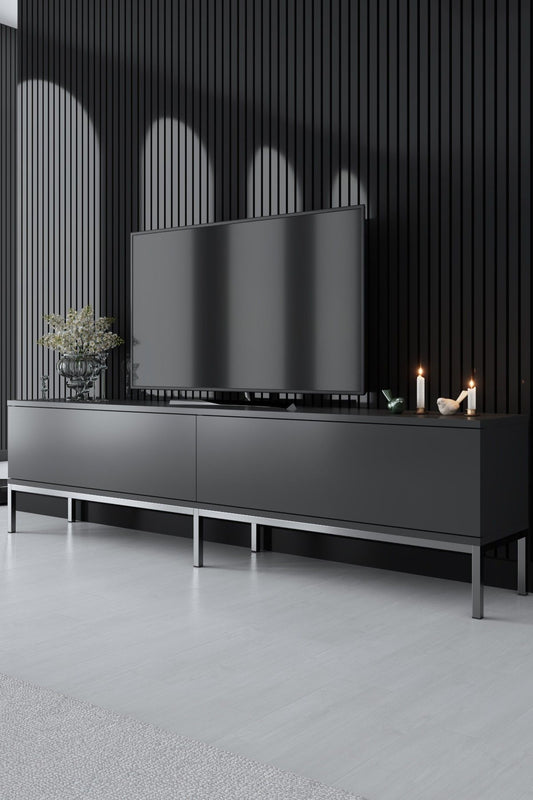 Lord - Anthracite, Silver - TV Stand