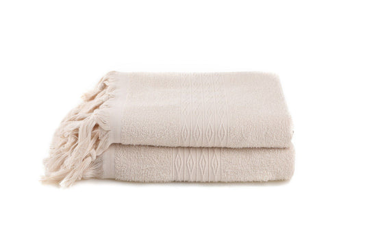 Terma - Sand - Bath Towel Set (2 Pieces)