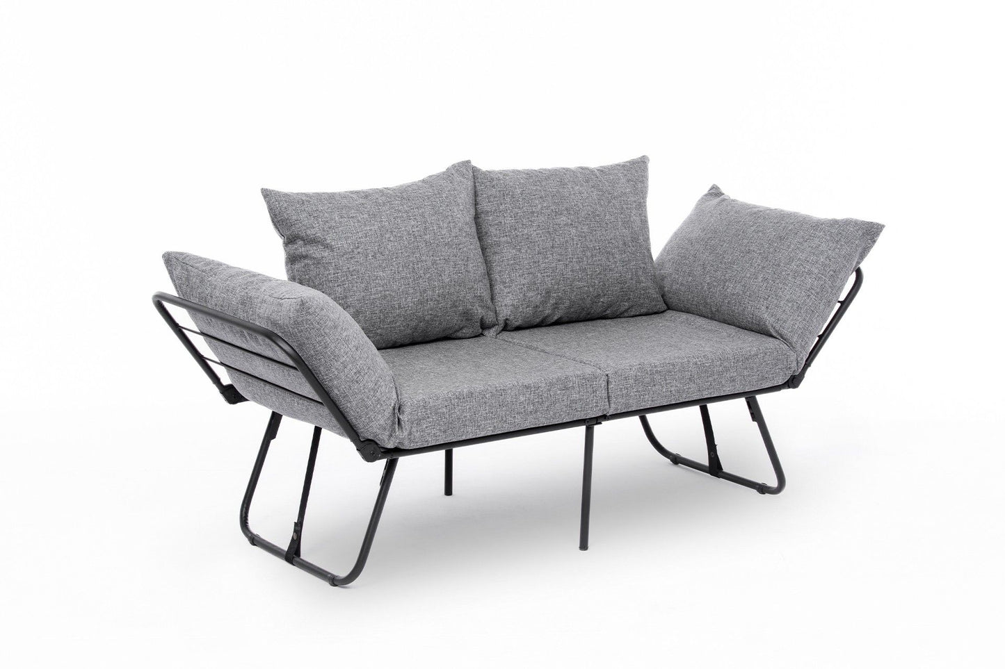 Viper 2-Seater - Light Grey - 2-Seat Sofa-Bed