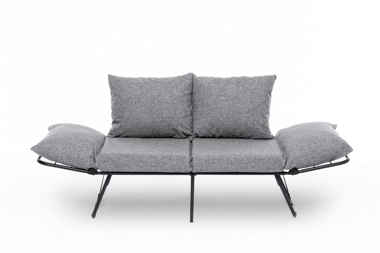 Viper 2-Seater - Light Grey - 2-Seat Sofa-Bed