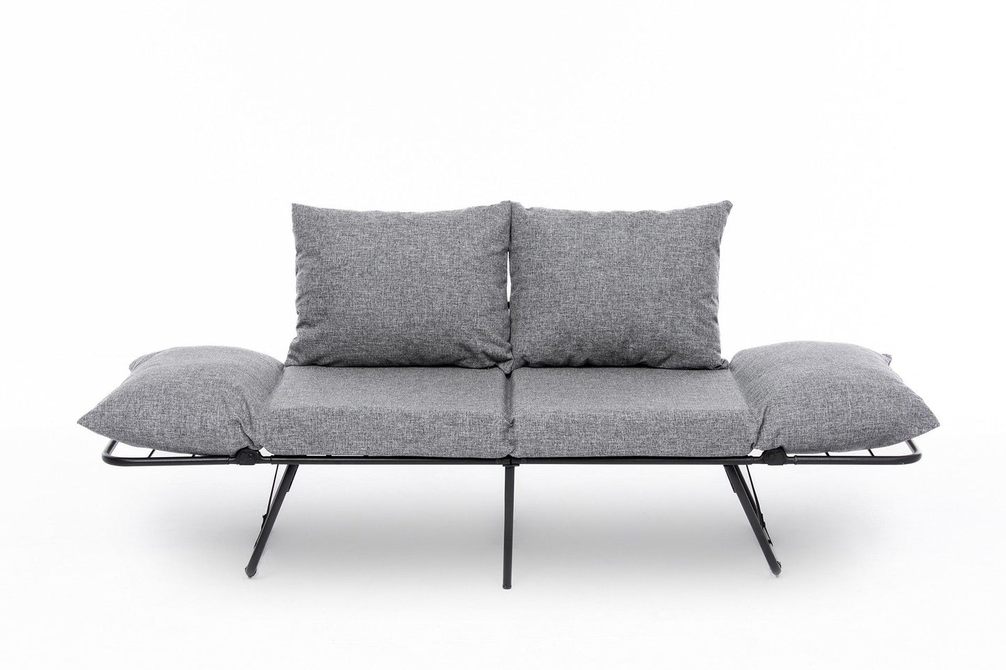 Viper 2-Seater - Light Grey - 2-Seat Sofa-Bed