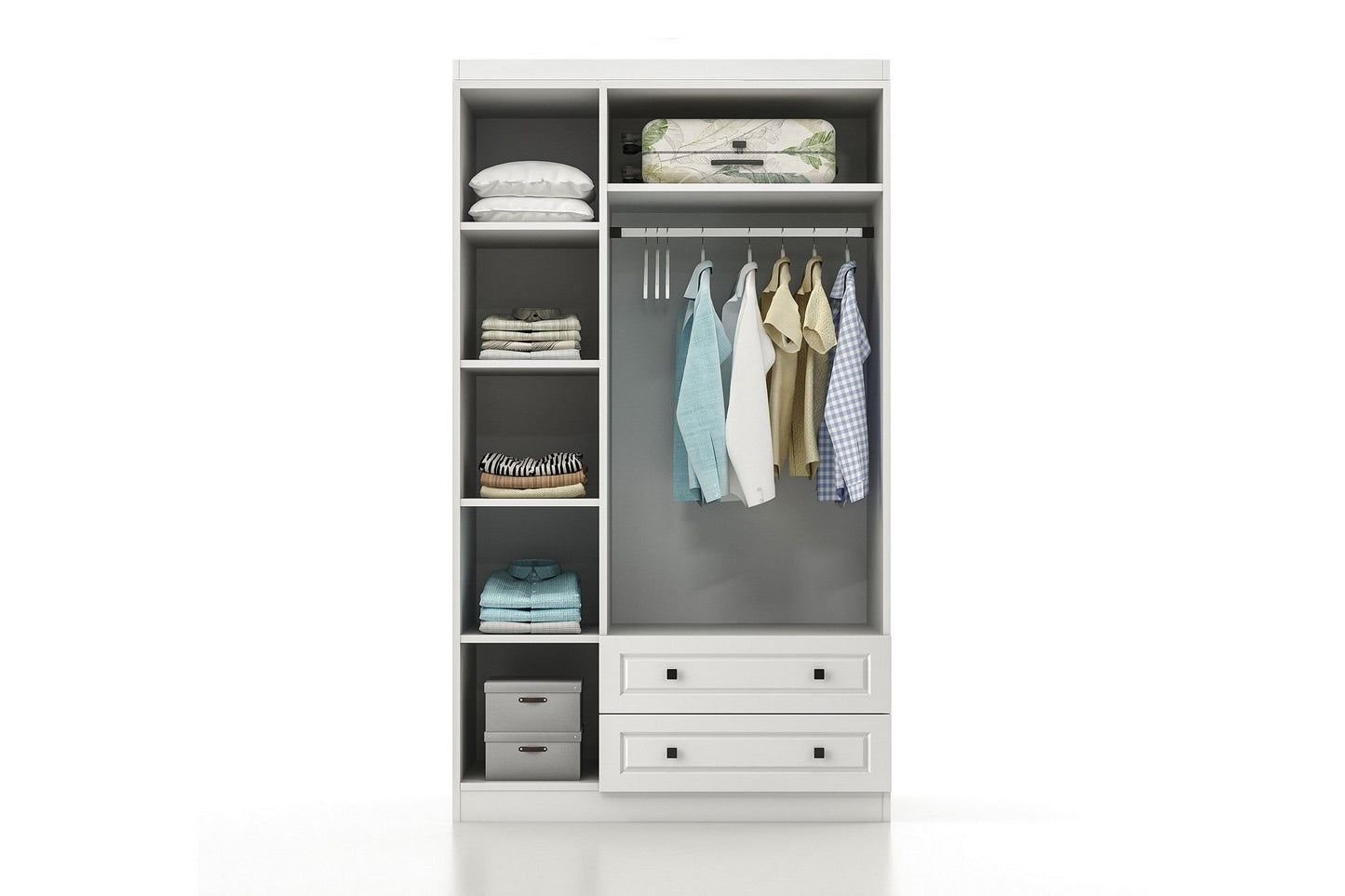 Bahar 653 - White - Wardrobe