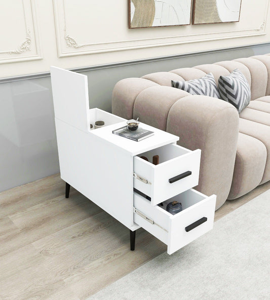 Island - White - Side Table