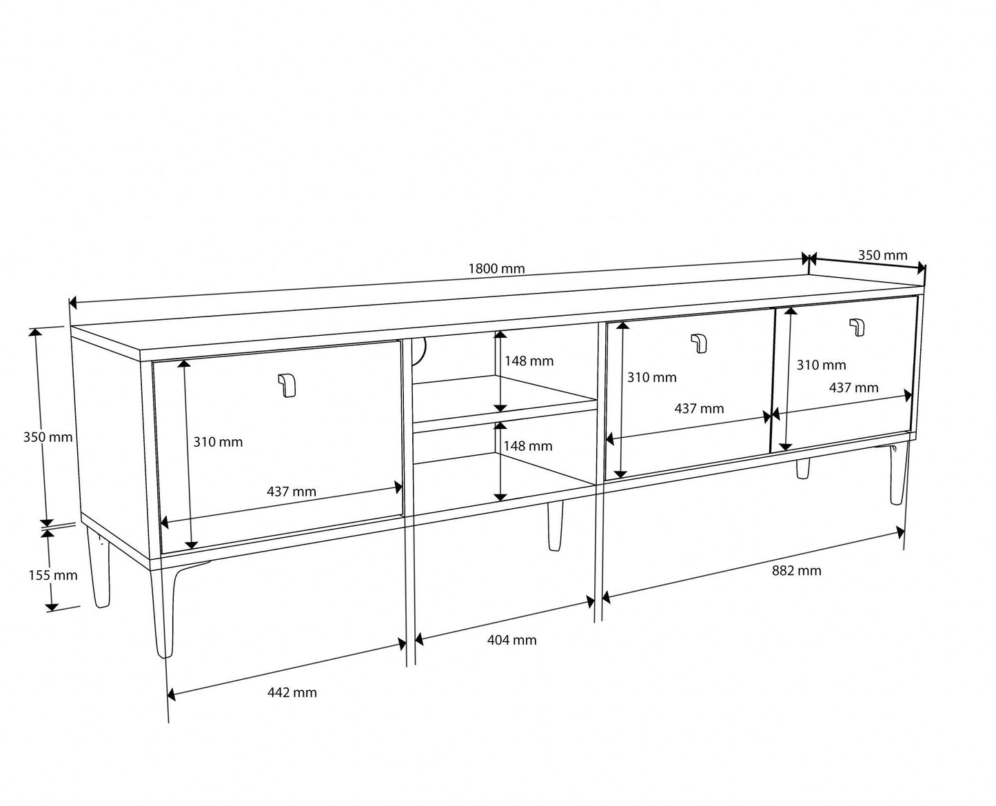 Vision 1362 - TV Stand