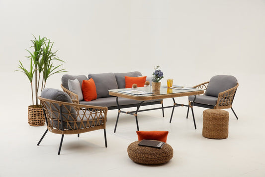 Macka (3+1+1+S) - Garden Lounge Set