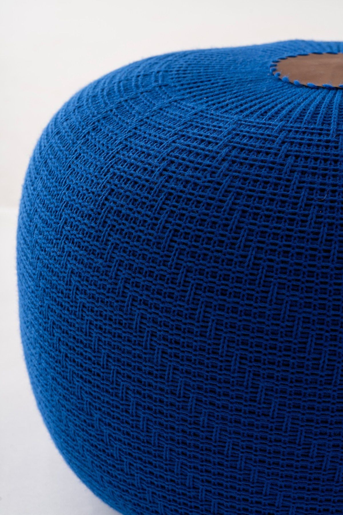 Knit - Blue - Pouffe