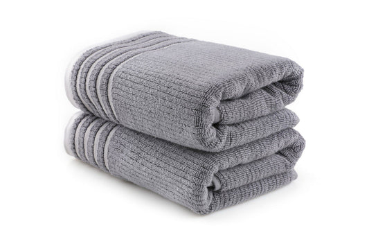 Mayra - Dark Grey - Hand Towel Set (2 Pieces)