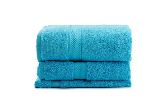 Colorful - Aqua - Towel Set (3 Pieces)