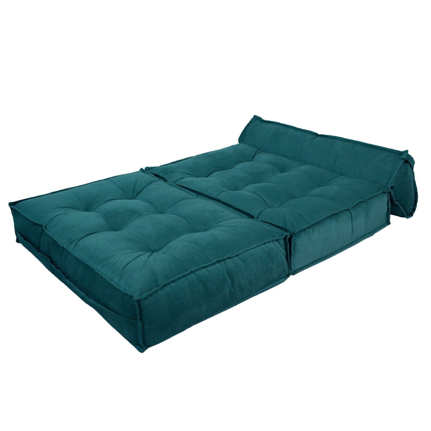 Mocca - Petrol Green - 2-Seat Sofa-Bed