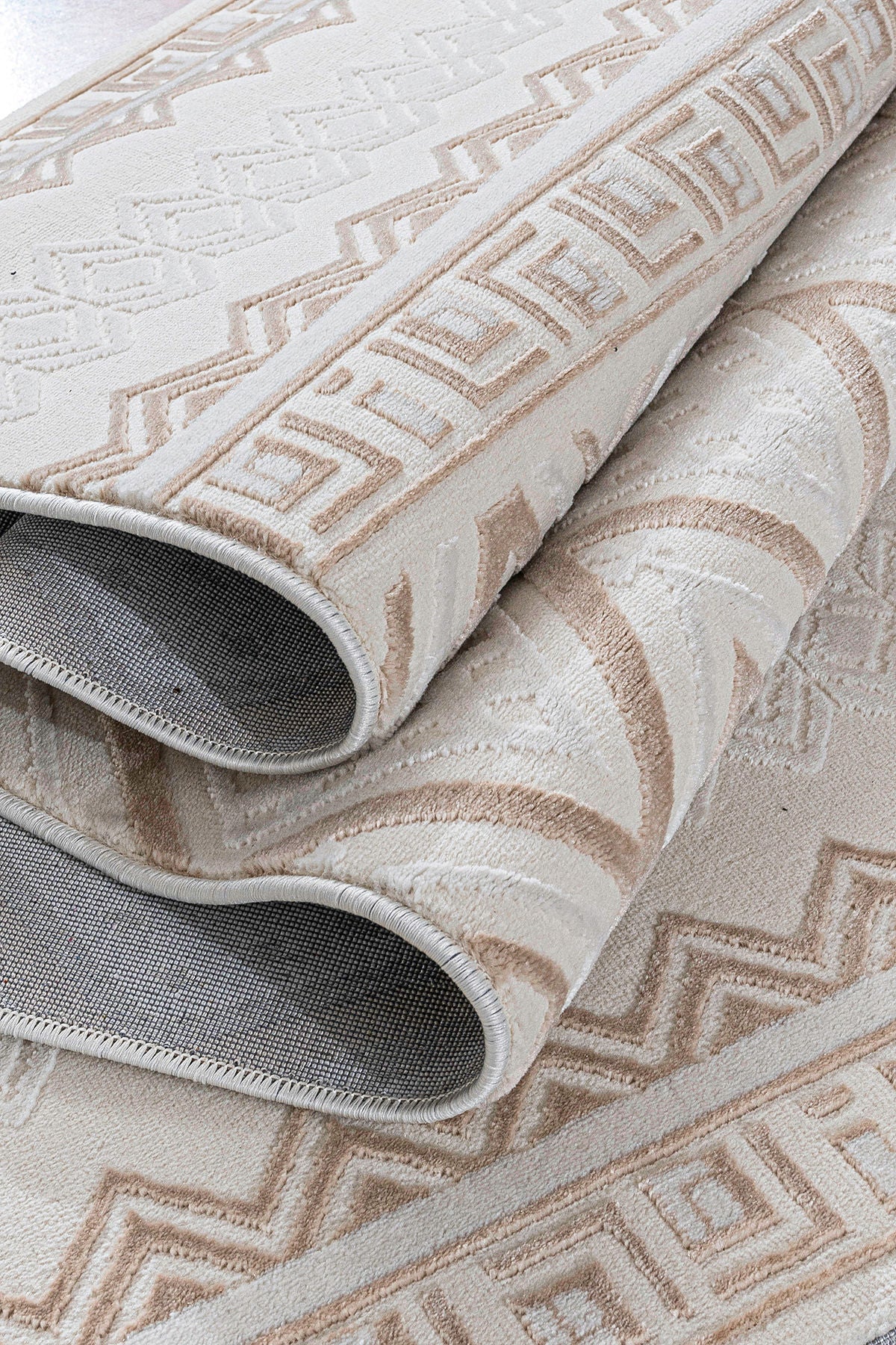 Moda 1520 - Cream, Beige - Carpet (100 x 200)