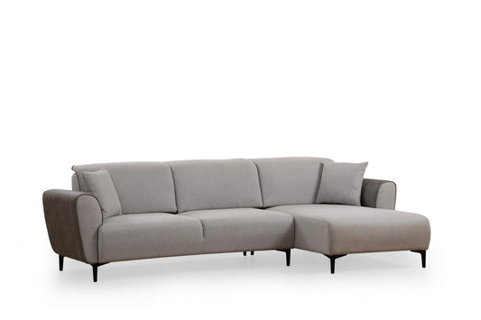 Aren Right - Grey - Corner Sofa-Bed