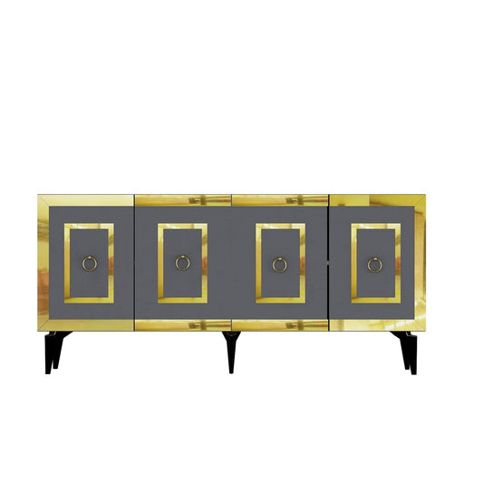 Karya - Anthracite, Gold - Console