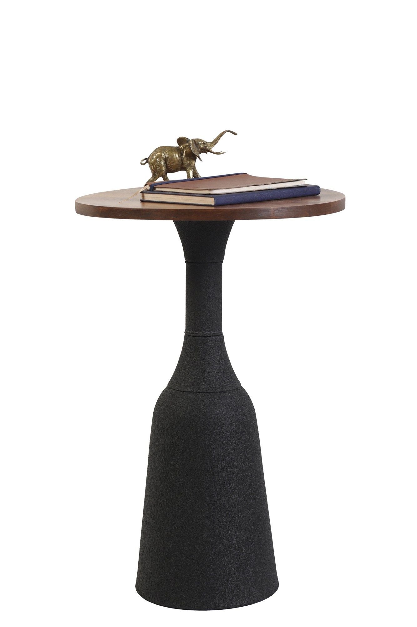 Netha 1053 - Walnut, Black - Side Table