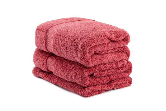 Colorful - Rose - Towel Set (3 Pieces)