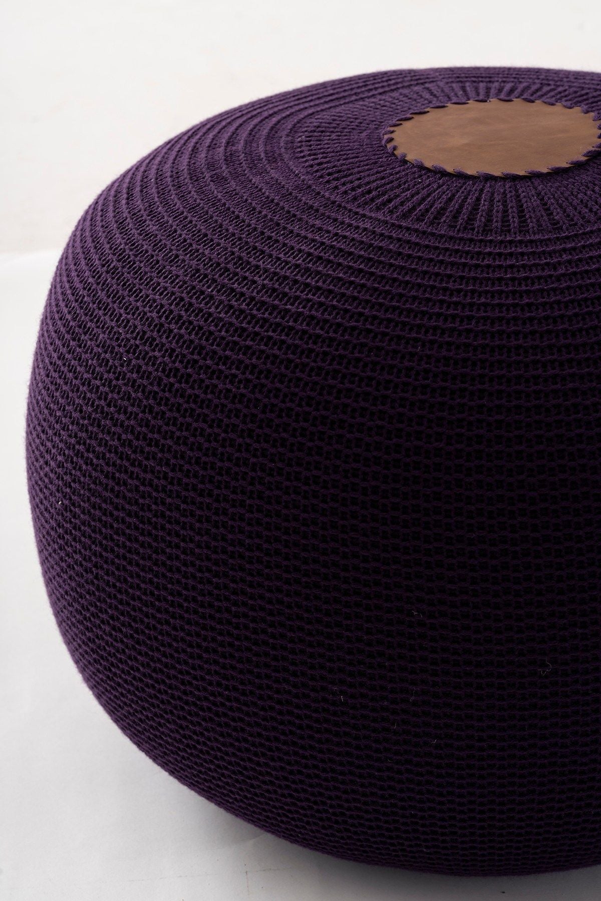 Knit - Purple - Pouffe