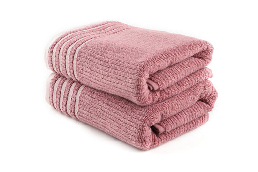 Mayra - Rose - Bath Towel Set (2 Pieces)
