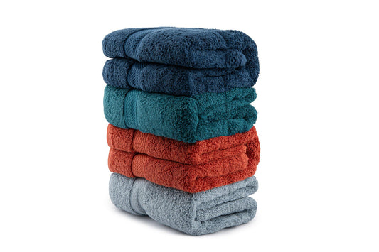 Colorful 70 - Style 7 - Bath Towel Set (4 Pieces)