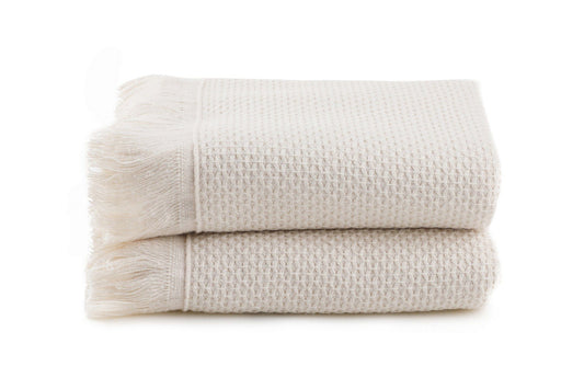 Mia - Cappuccino - Wash Towel Set (2 Pieces)