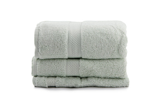 Colorful - Light Water Green - Towel Set (3 Pieces)