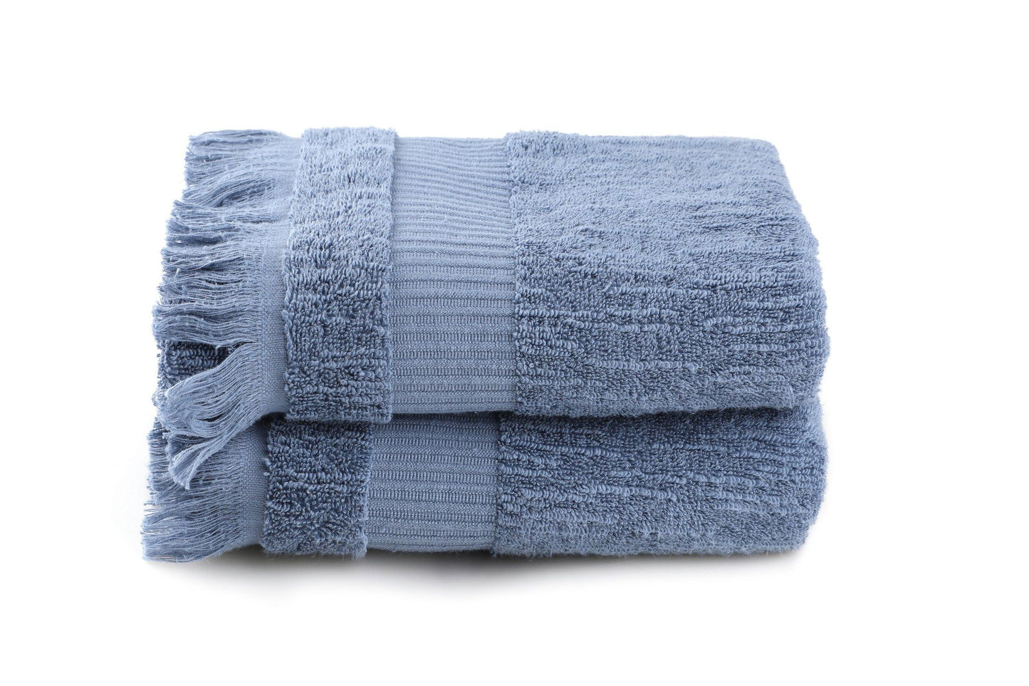 Zeus - Blue - Bath Towel Set (2 Pieces)