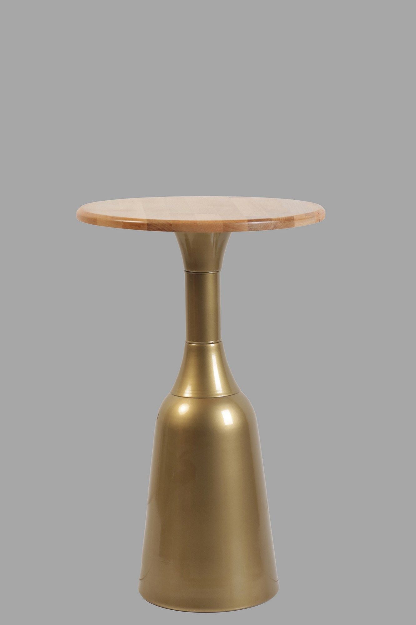 Netha 1053 - Natural, Antiquation - Side Table