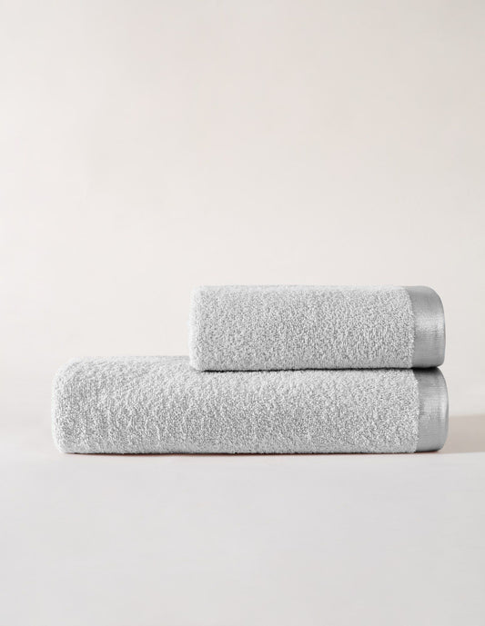 Colorful Vivid - Grey - Towel Set (2 Pieces)