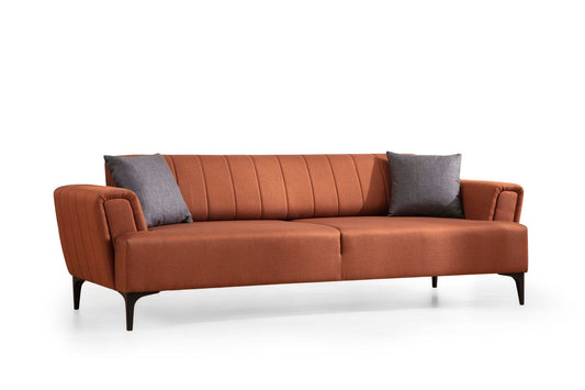 Hamlet - Tile Red - 3-Seat Sofa-Bed