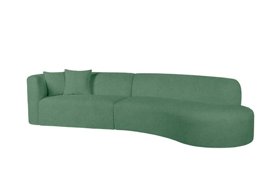 Banana R v2 - Green - Corner Sofa