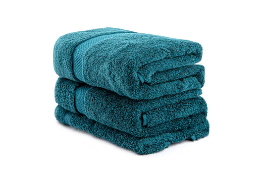 Colorful - Dark Green - Towel Set (3 Pieces)
