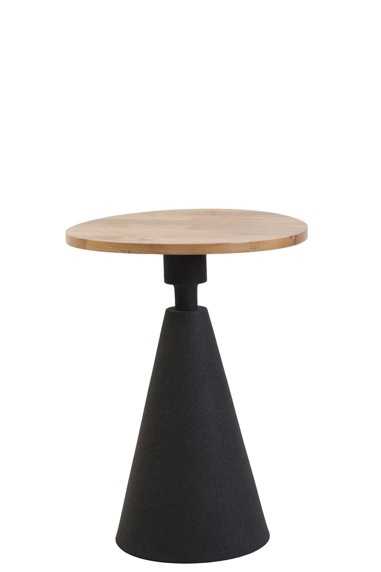 Kule - Black, Natural - Side Table