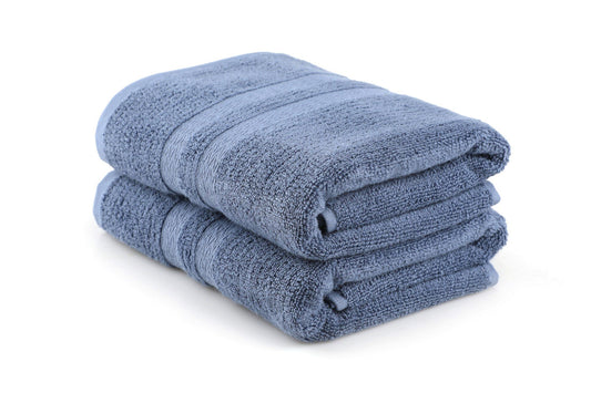 Ayliz - Blue - Bath Towel Set (2 Pieces)