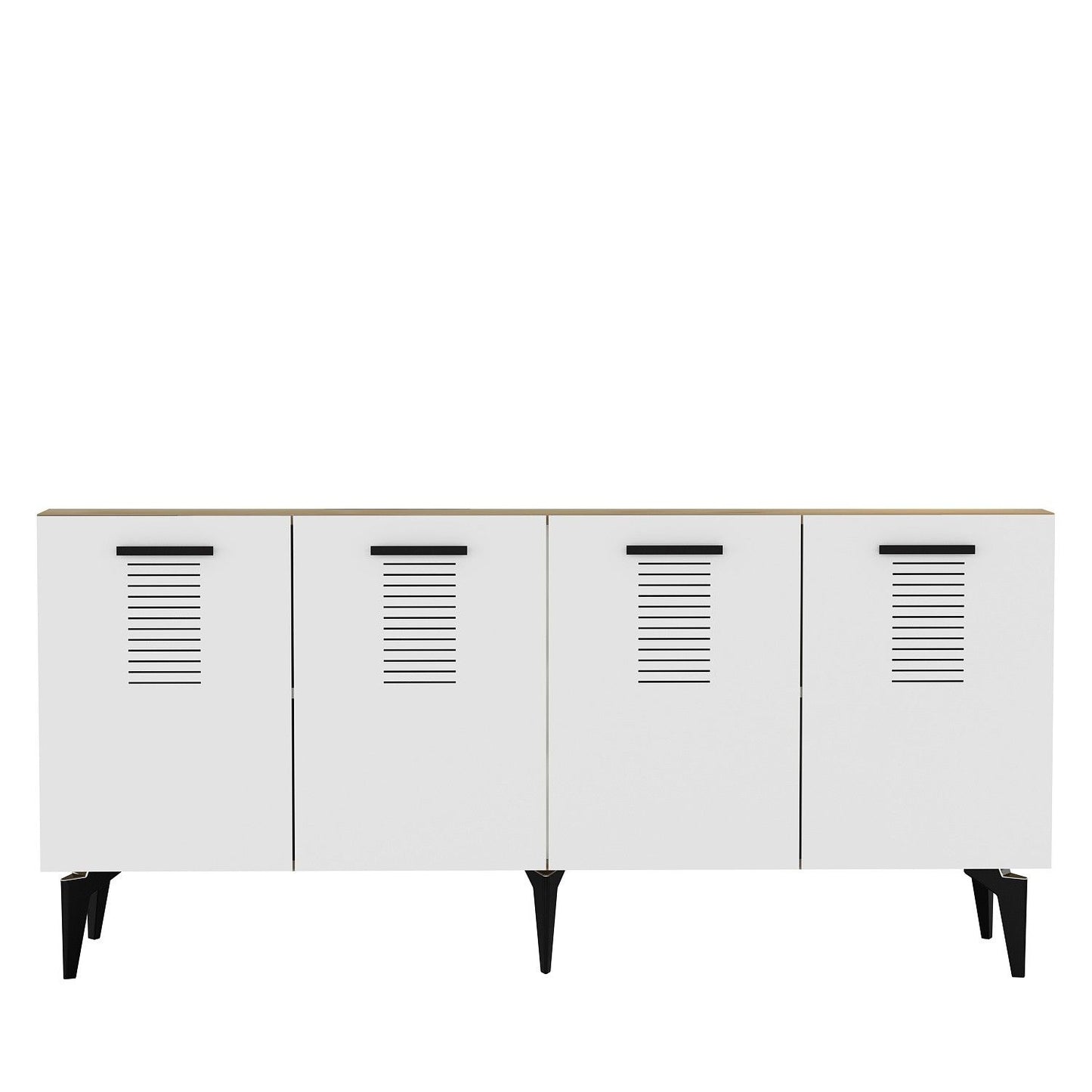 Asimo - Sapphire Oak, White - Console