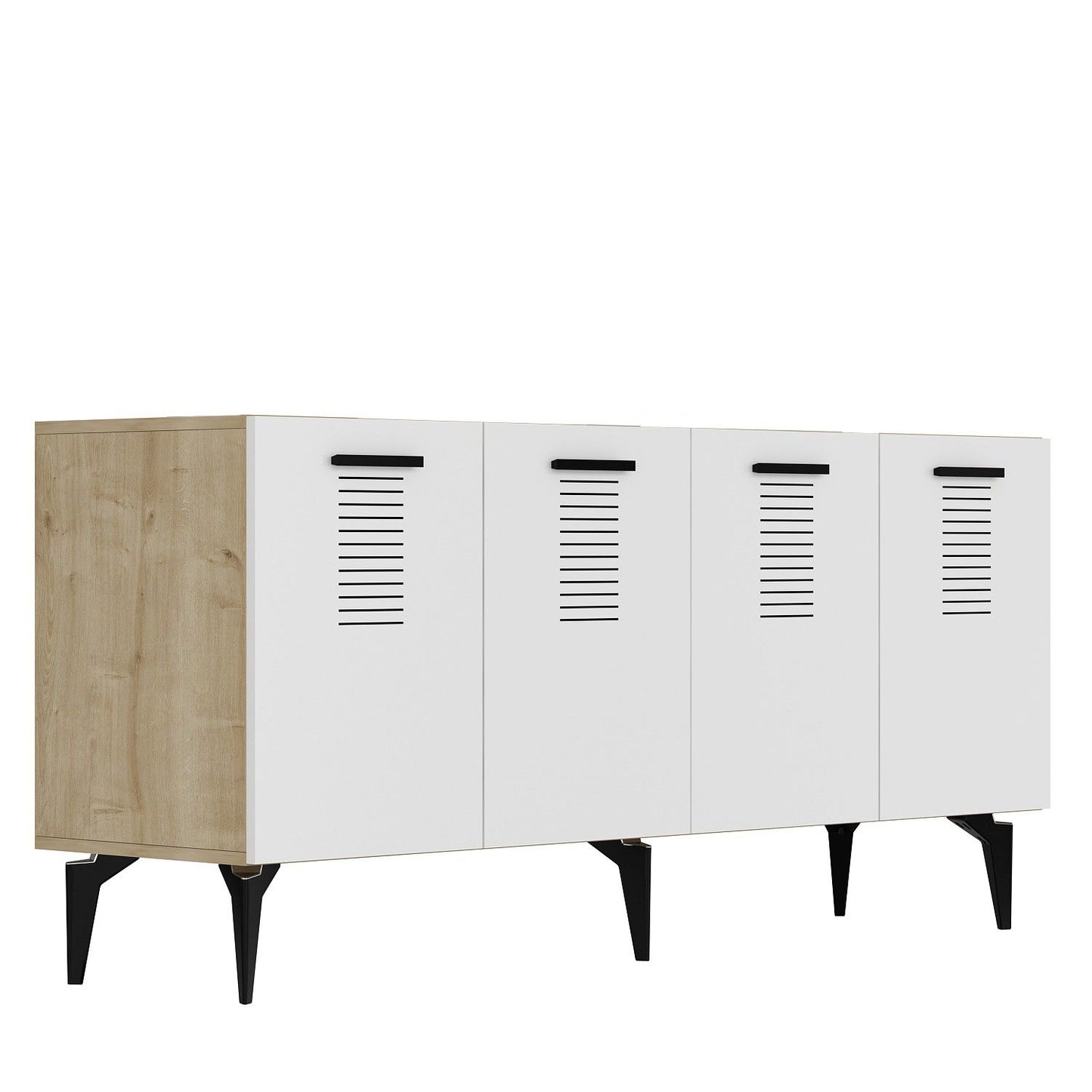 Asimo - Sapphire Oak, White - Console