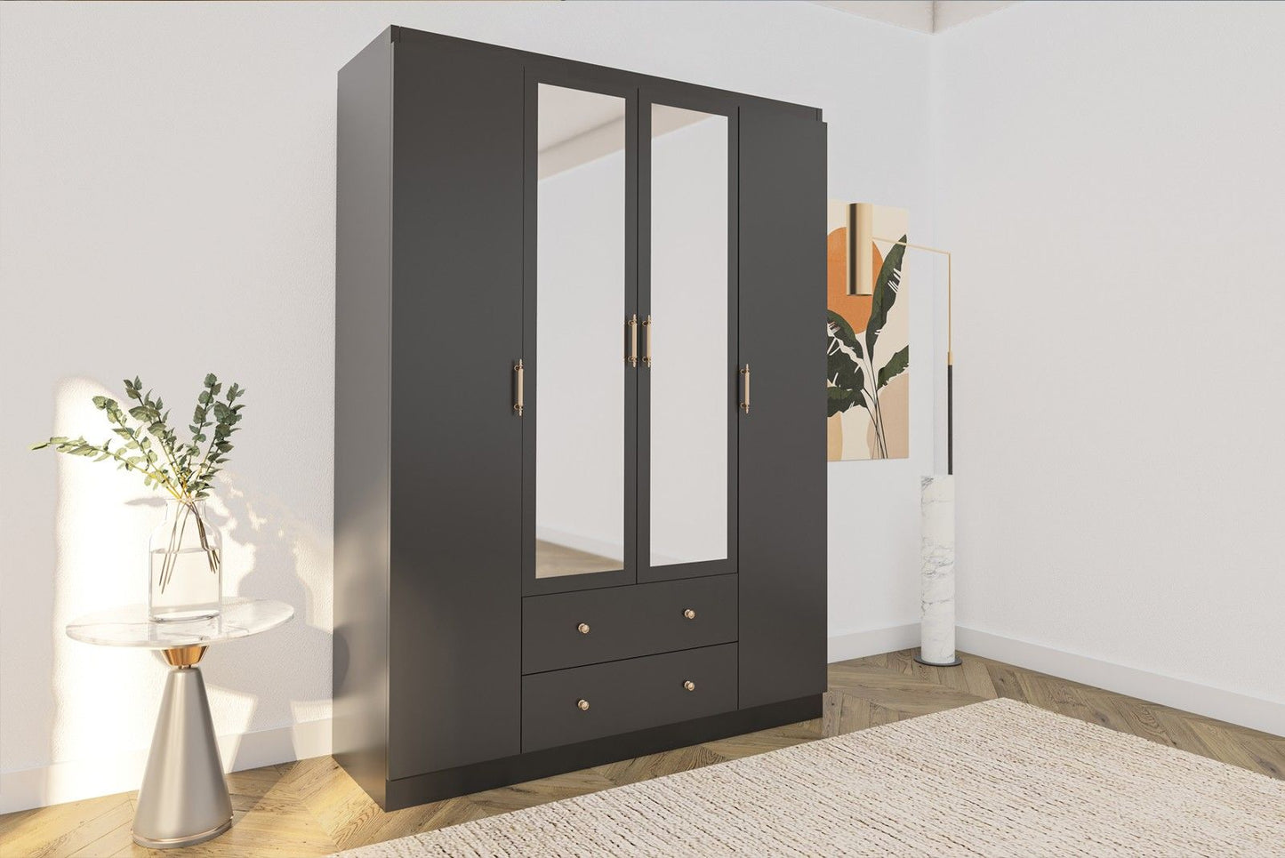 Lavinia 1154 - Anthracite - Wardrobe