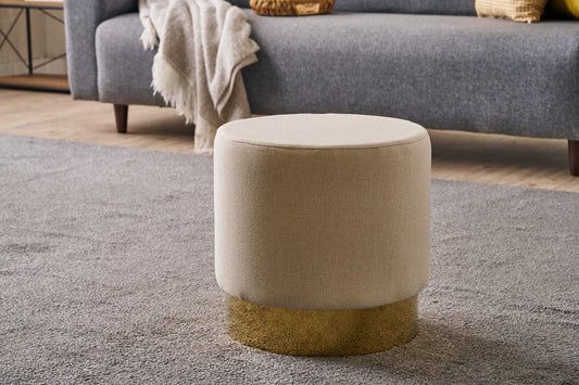 Bodrum - Cream - Pouffe