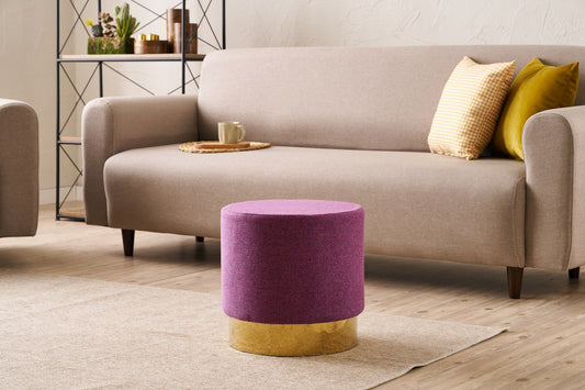 Bodrum - Lilac - Pouffe