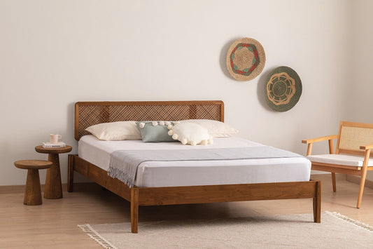 Izabelya 190 - Walnut - Double Bedstead