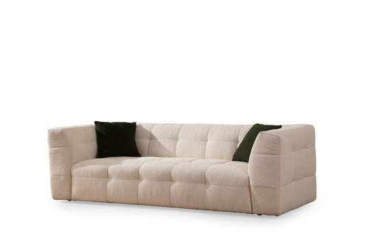 Cady - Beige - 3-Seat Sofa