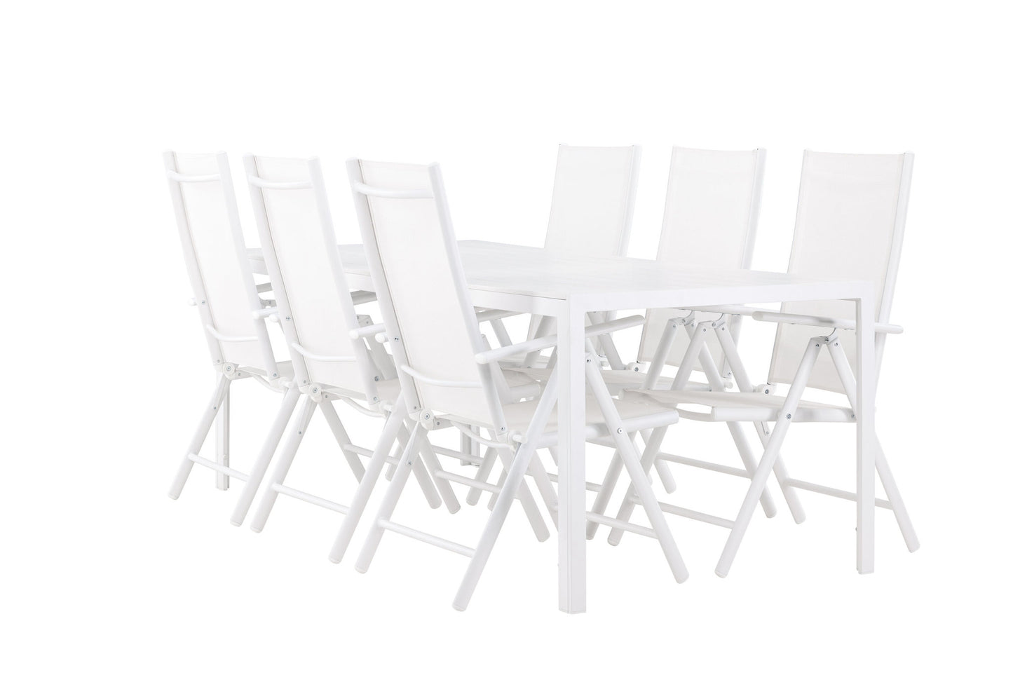 Havemøbler - Break Dining Table  - White / White Aintwood +Break Diningchair Alumnium - White / Textilene _6