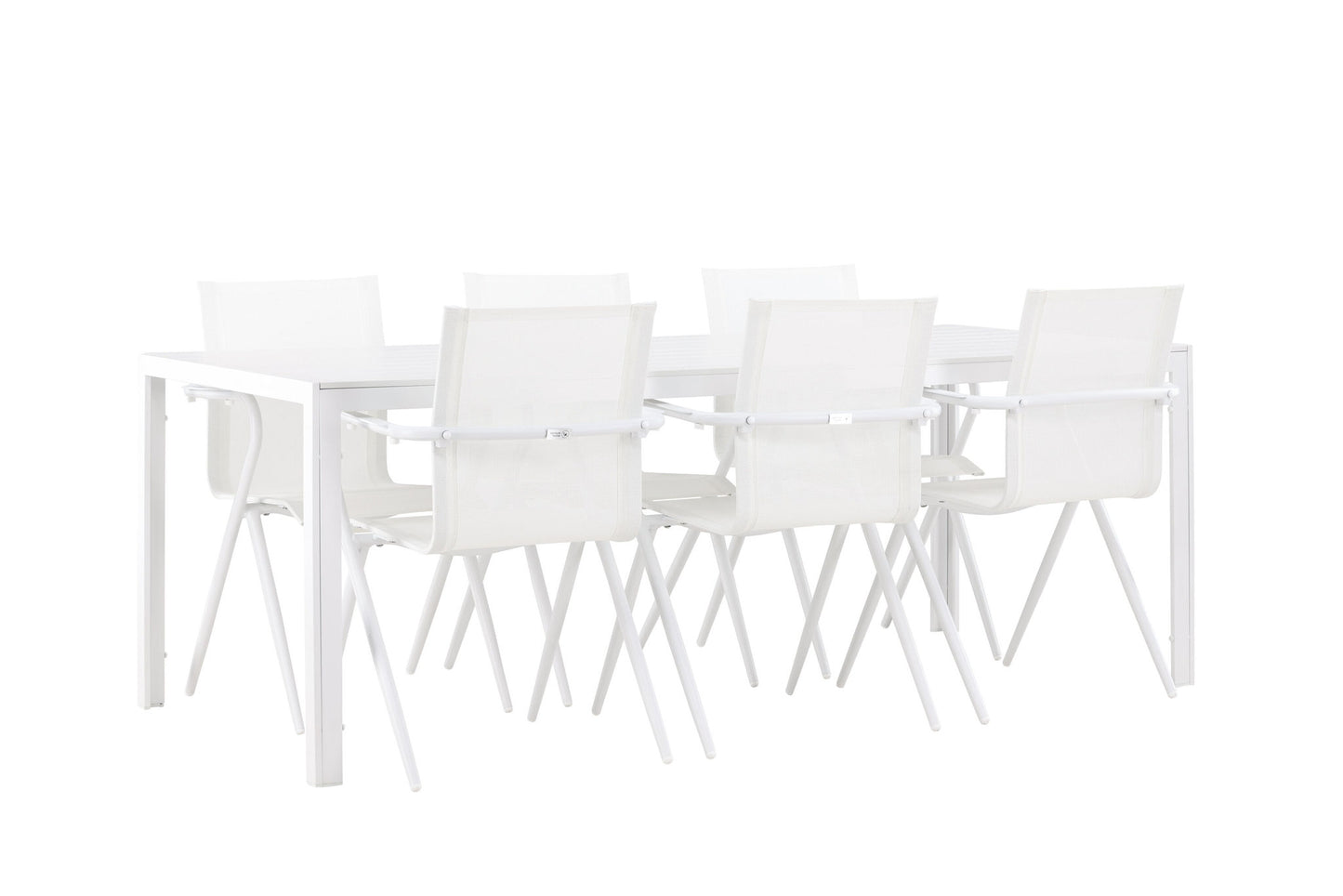 Havemøbler - Break Dining Table  - White / White Aintwood +Alina Dining Chair - white Alu / White Textilene _6