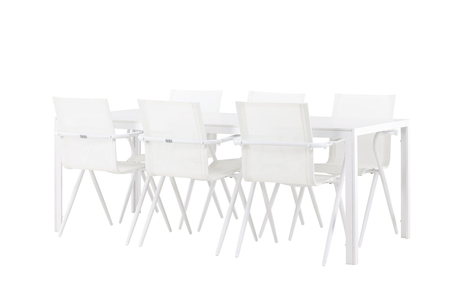 Havemøbler - Break Dining Table  - White / White Aintwood +Alina Dining Chair - white Alu / White Textilene _6