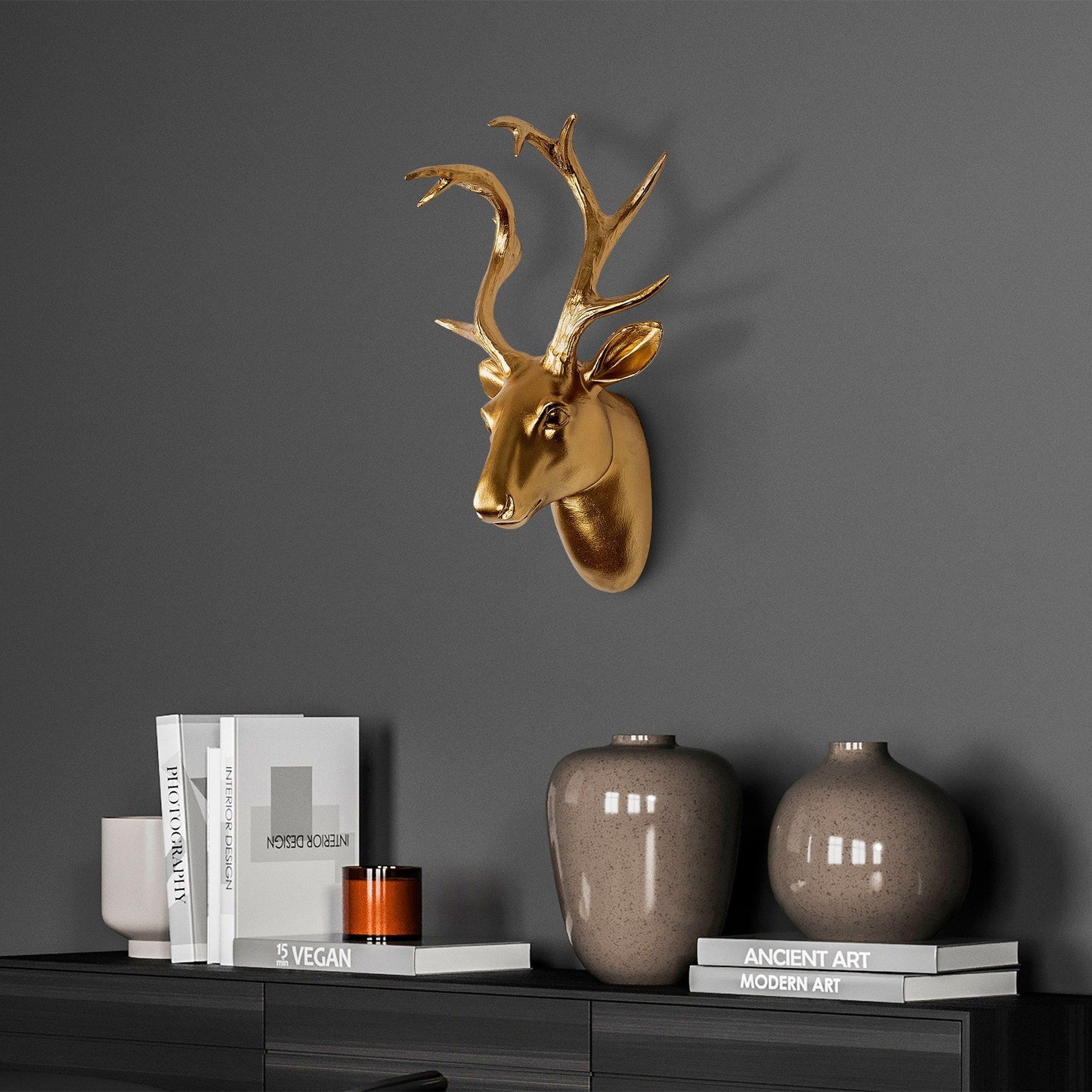 Bust of Deer - 1 - Decorative Wall Accessory