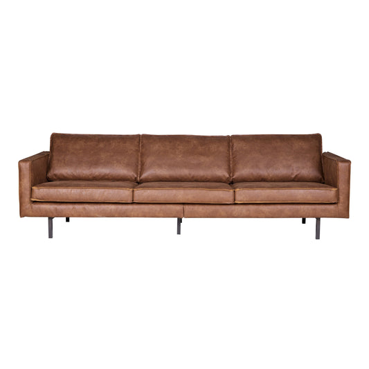 BEPUREHOME | Rodeo Sofa - 3-sits soffa, Cognac